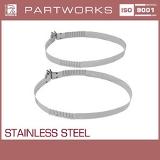 2x exhaust clamps for Porsche