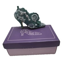 The Leonardo Collection Elegant and Collectable Shoe Green SUMPTUOUS  NO.25018