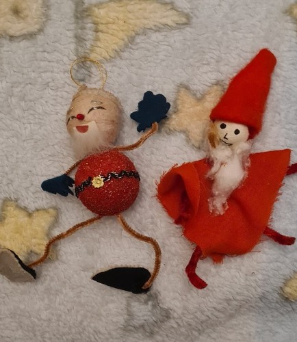 Vintage chenille santa - vintage,