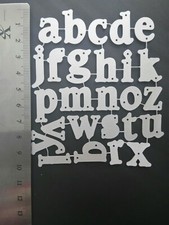 26 piece alphabet die set
