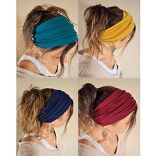 Wide Stretchy Headbands - Supersoft Jersey (seconds) - Various colours