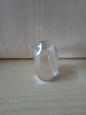 Vintage Hadeland Crystal Glass Penquin from Norway Figurine 2.5" Tall.(GAR)