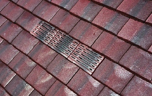Plain tile vent roof - tile,