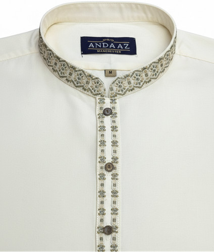 Men shalwar kameez cream - shalwar,