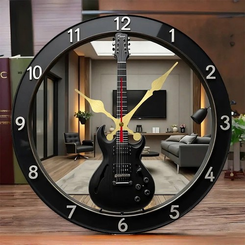 Electric guitar shaped wooden - electric,
