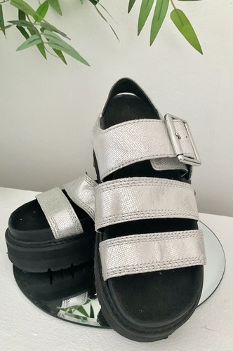Ladies silver clarks sandals - ladies,