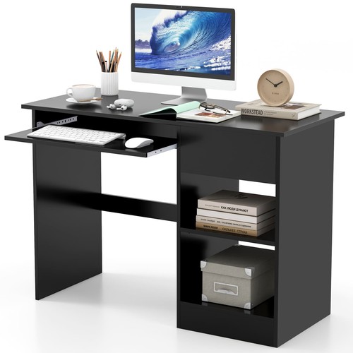 Costway wooden computer desk - computer,