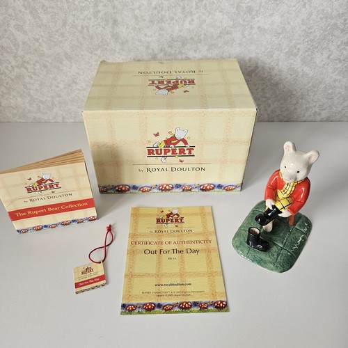 Royal doulton rupert out for - rupert,