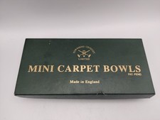 Townsend Croquet LTD Mini Carpet Bowls 1990s Vintage Game Made in England S6773