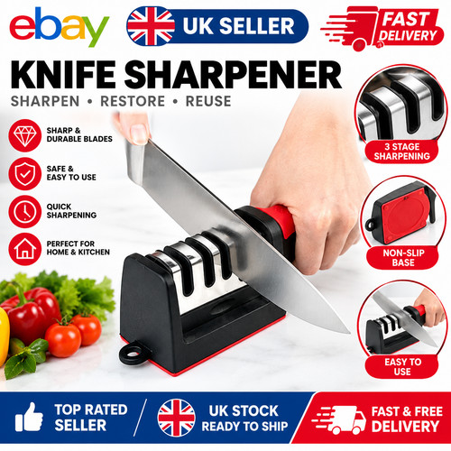 Stages knife sharpening - knife,