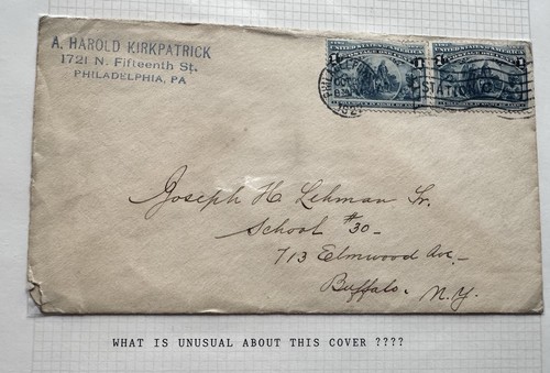 1922 cover franking - us, +franking