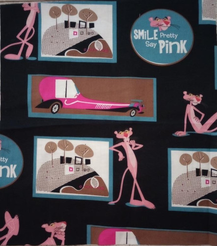 Pink panther fun - fun, fabric