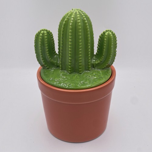 Ceramic cactus ornament with - ceramic,