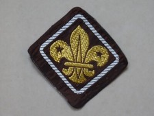 Venture Scouts Membership Badge {Brown} [Nylon] (1967 - 1971)