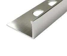 Aluminium Metal Tile Trim L Shape 250cm Long 6 colours