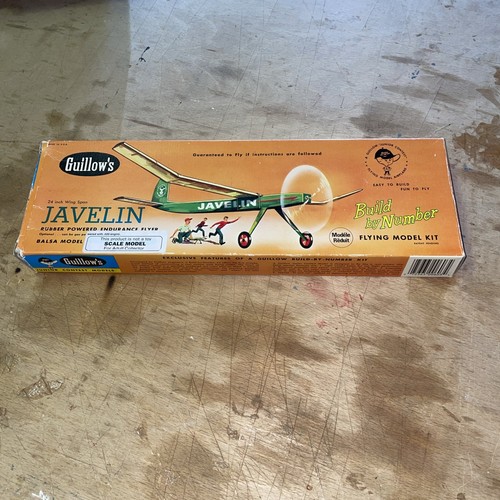 Guillow javelin rubber - javelin,