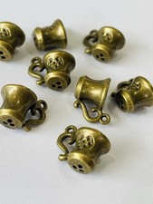8pcs Antiqued Bronze Alloy 3D
