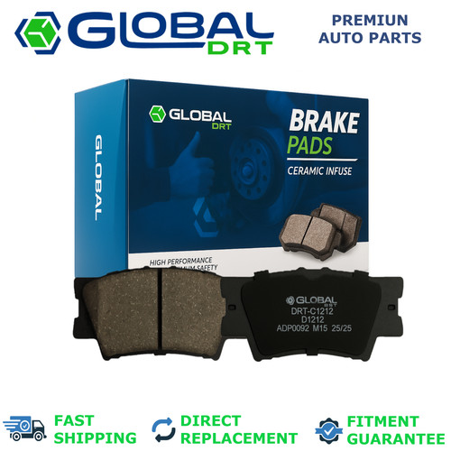 Rear ceramic brake pads for - ceramic,