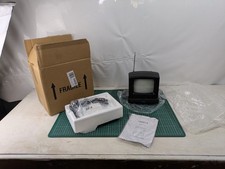 Vintage Retro Black Visiolux 1421B Mini 5.5" Screen Portable B/W TV Radio