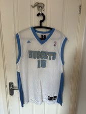 Denver Nuggets Carmelo Anthony Retro Men’s Basketball Jersey Size L #15 NBA