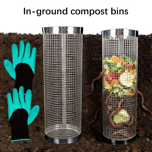 Garden compost bin - garden,