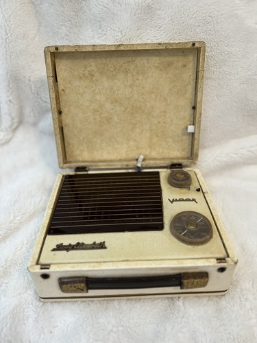 Vintage vidor valve radio lady - vintage,