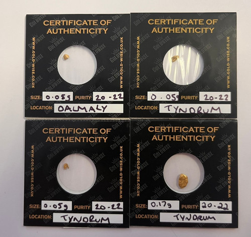 Gold nuggets 32g - 0.32g, 20-22