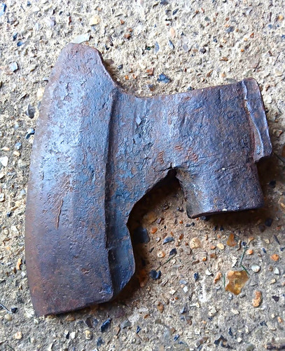 Vintage swedish axe head - axe,