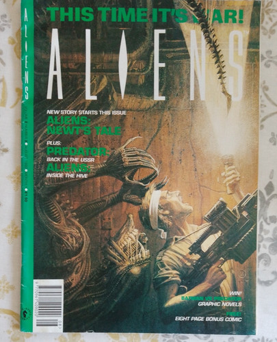 Vintage aliens comic magazine - aliens,