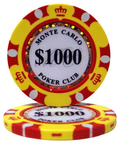 Monte carlo poker chips - monte,
