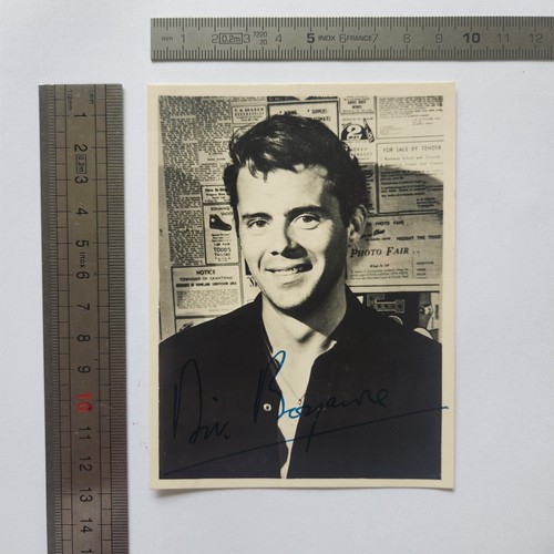 Dirk bogarde signed vintage - bogarde,