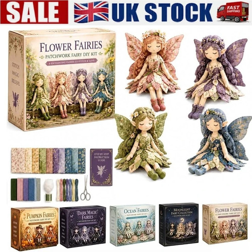 Fairy patchwork diy - fairy,
