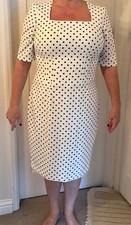 Hobbs square neck dress -