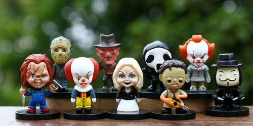 10pcs horror movie figures - horror,