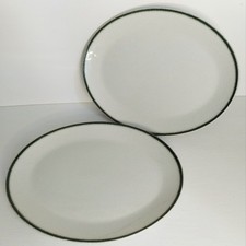 Steelite International Vintage 2 Oval Plates Hotel Restaurant Quality 30x24cm