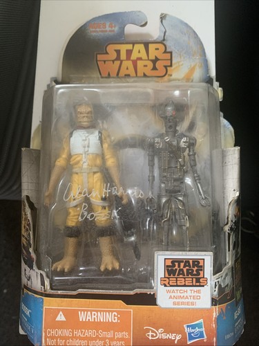 Alan harris signed bossk - signed, star