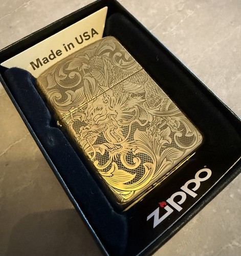 Rare zippo brass - rare, oriental