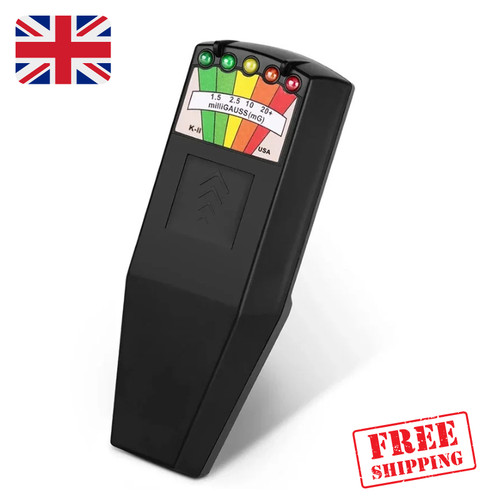 Led emf meter magnetic field - magnetic,