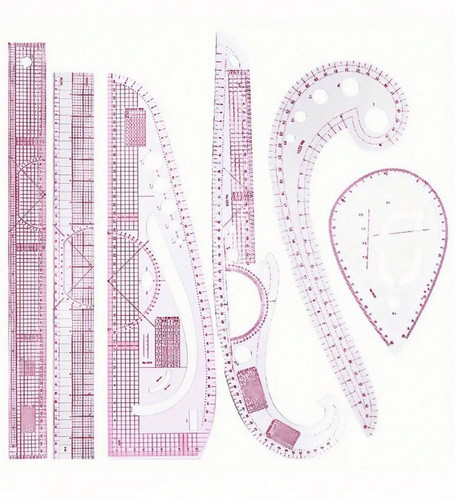 Metric french curve - french, measure