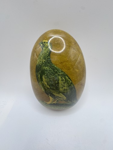 Pheasant decoupage pebble - ,
