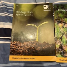 The Open University B207 Shaping Business Opportunities Module Books x3