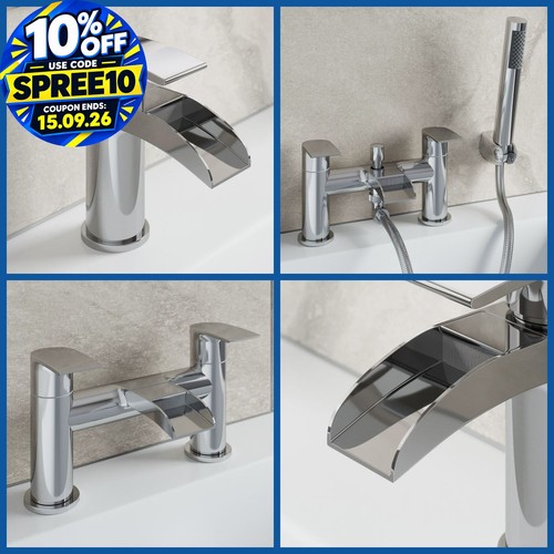 Waterfall bathroom taps - waterfall,