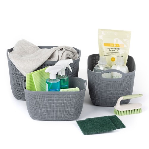 Plastic storage baskets - storage,
