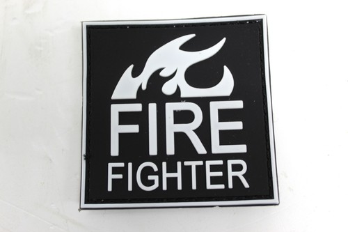 Fire fighter patch - fire,