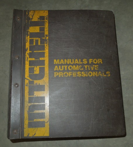 Mitchell manual for automotive - manual,