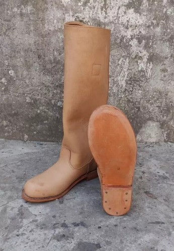Ww2 militry leather long - militry, boots
