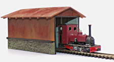 009 Freelance Engine Shed 3D Print in Unpainted Resin
