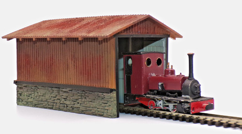 009 freelance engine shed - shed, 3d