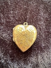 Victorian Rolled Gold Heart