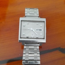 RARE SEIKO 5 TV SQUARED WATCH AUTOMATIC JAPAN 1970s ORIGINAL 21 JEWELS